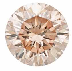 Round champagne diamond