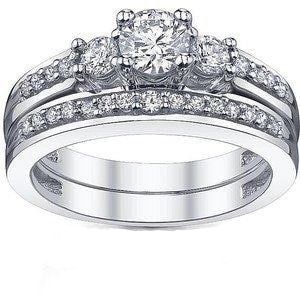 diamond wedding rings sets
