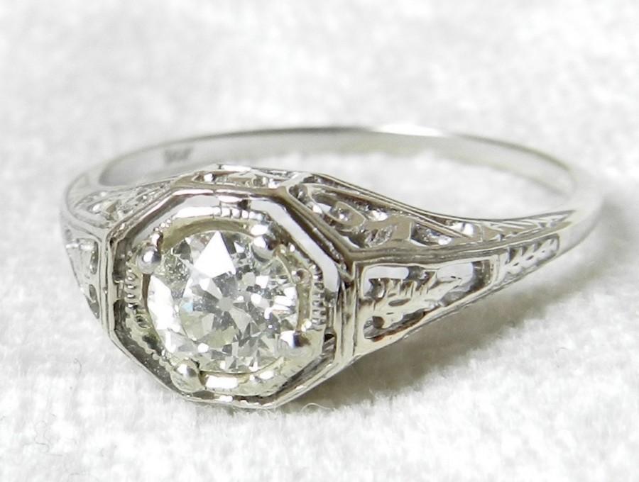 vintage diamond engagement rings