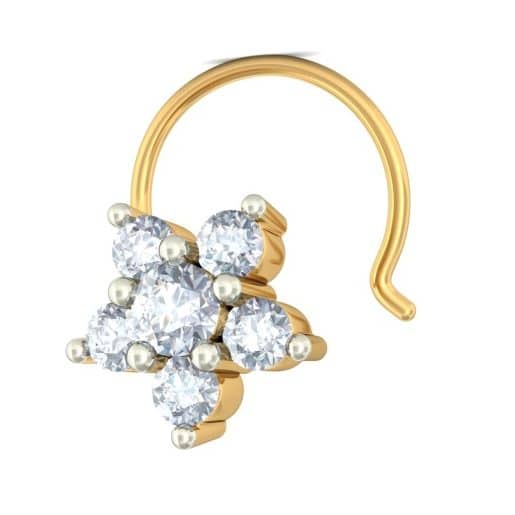 diamond nose ring